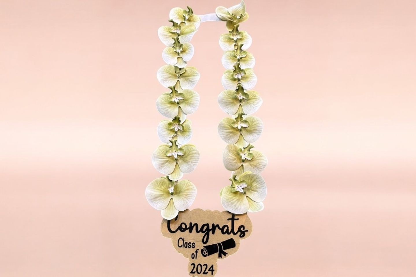 Artificial Orchid Oil Necklace