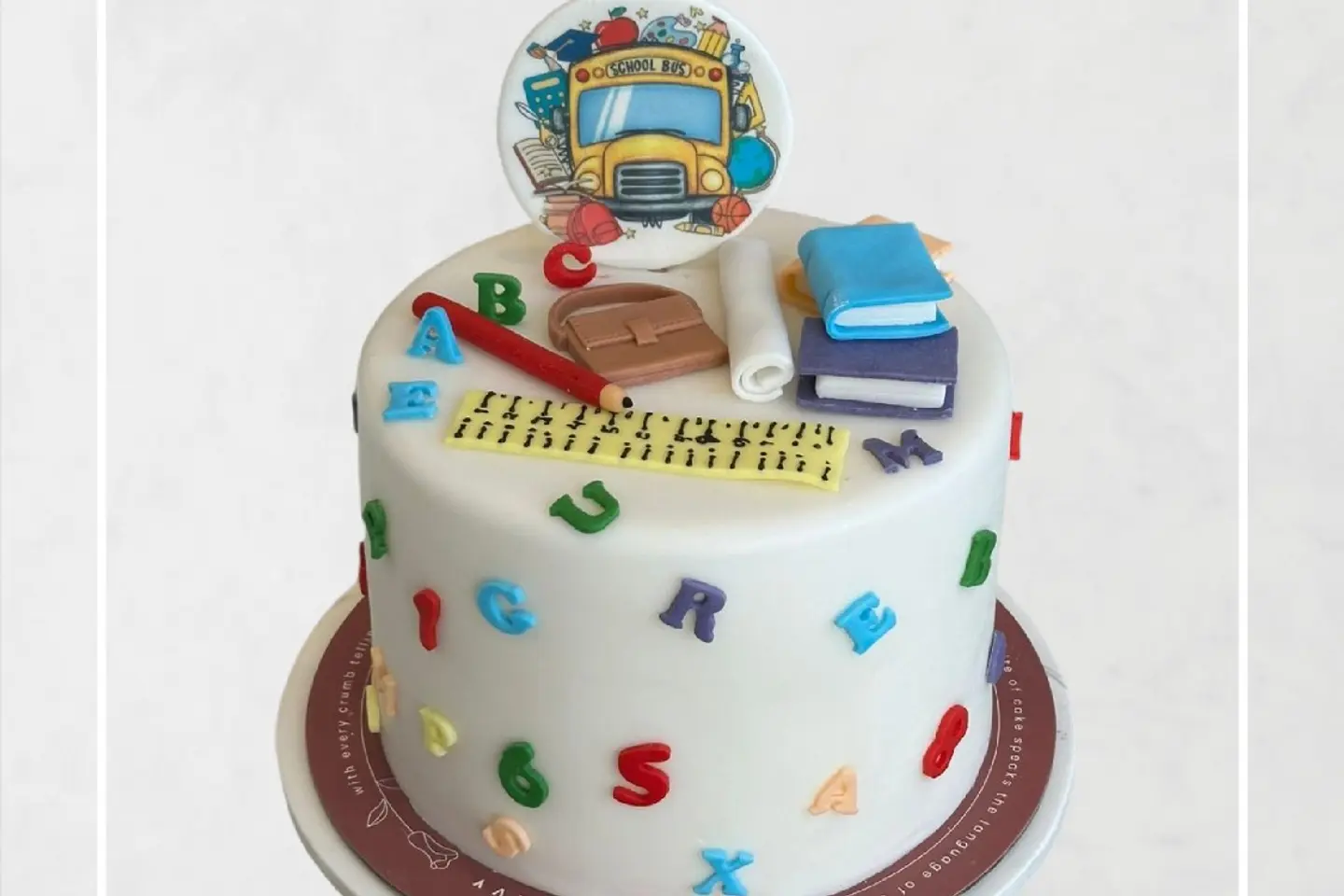 School Bus Cake