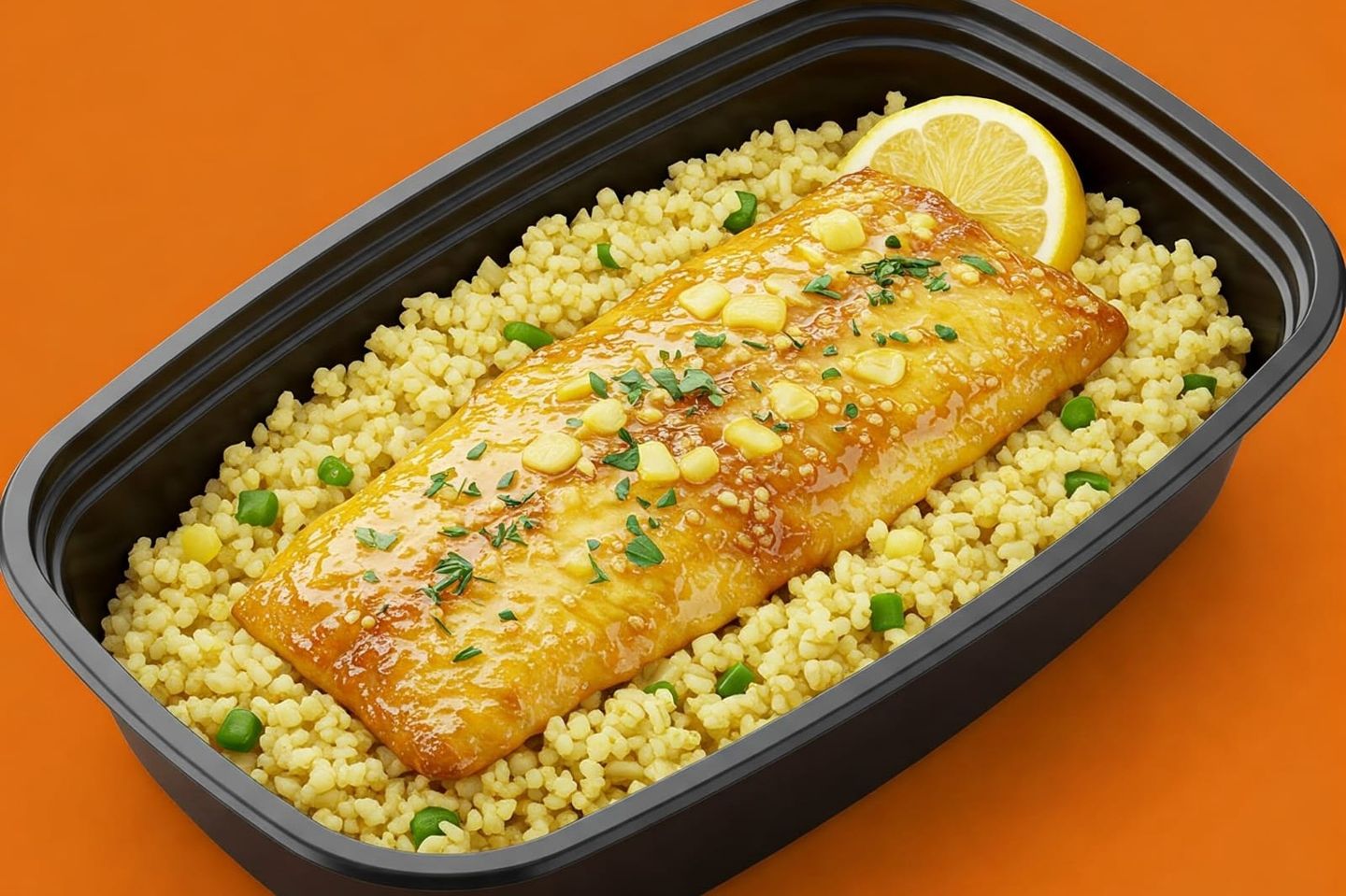 Bulgur Lemon Butter Fish