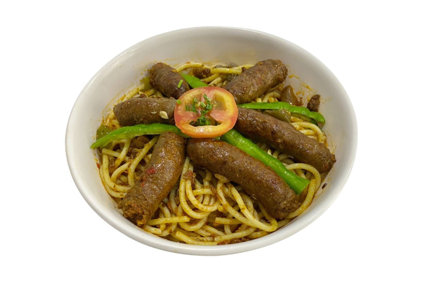 مكرونة بالسجق