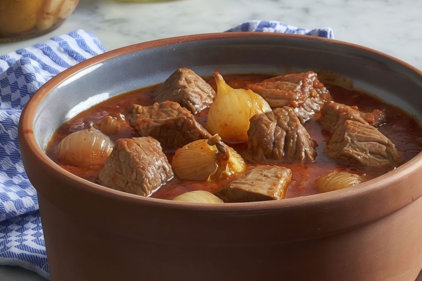 طاجن أوصال لحم