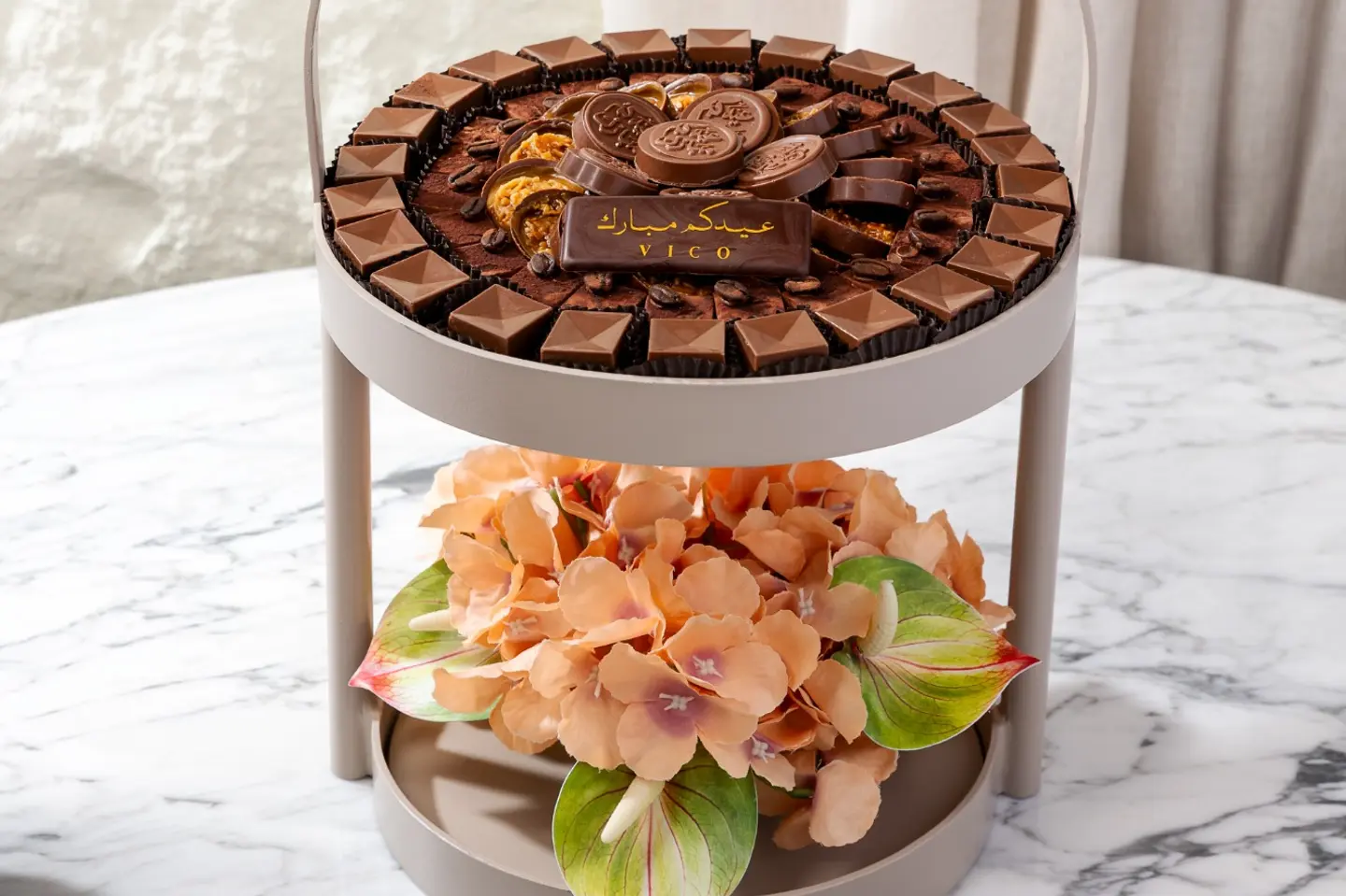 سلة ستاند المودرن بالورد