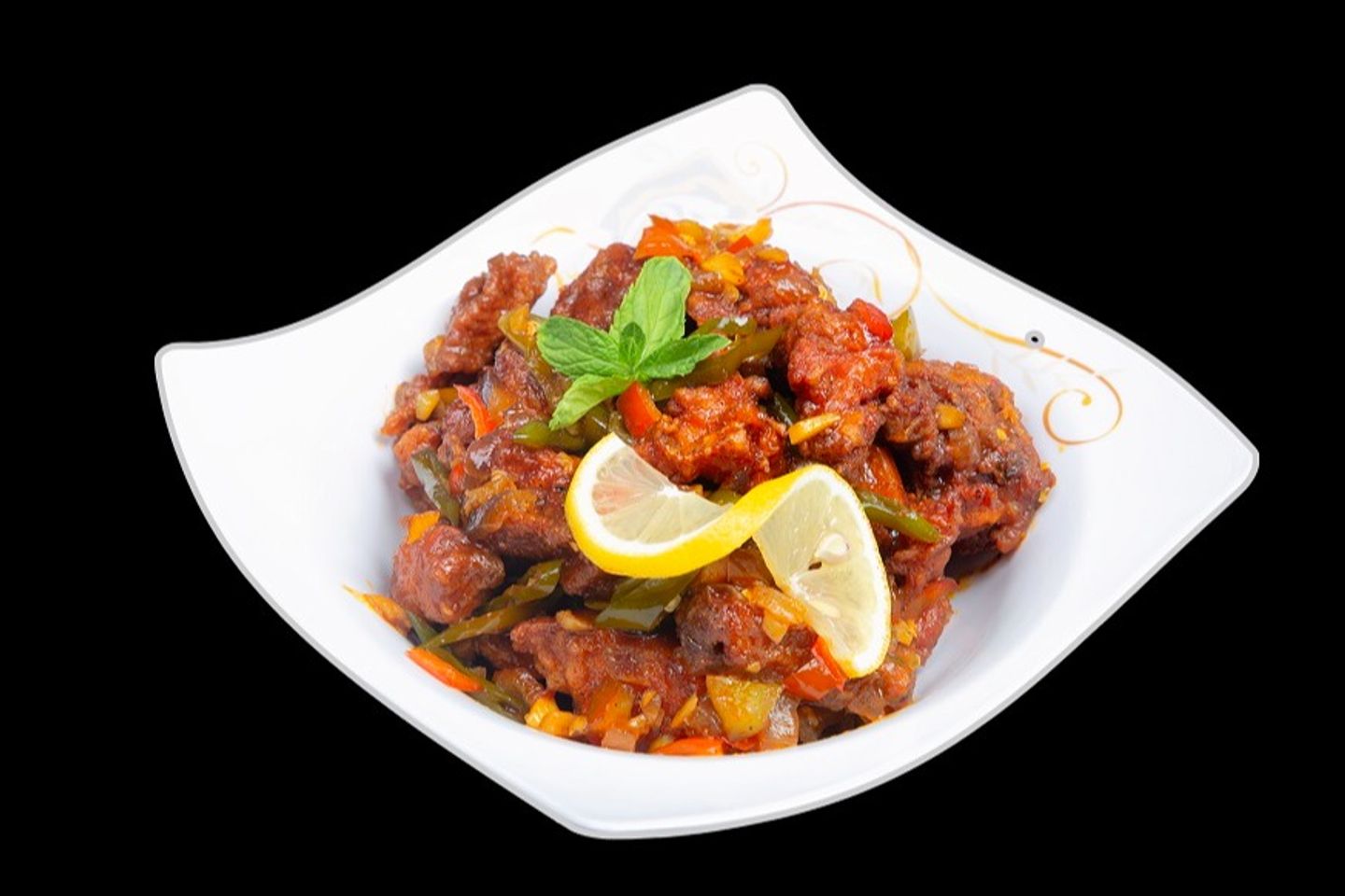 دجاج صيني حار دجاج مقلي