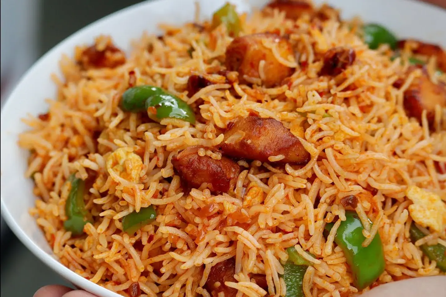 Schezwan Chicken Fried Rice