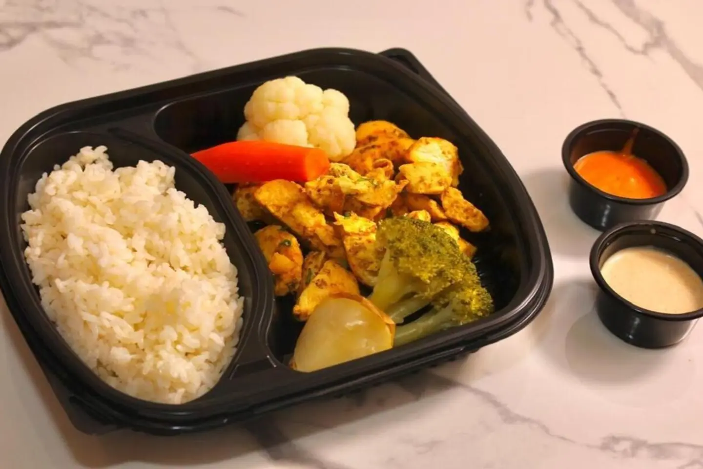 دجاج زعتر وخضار - مائة وخمسون غرام