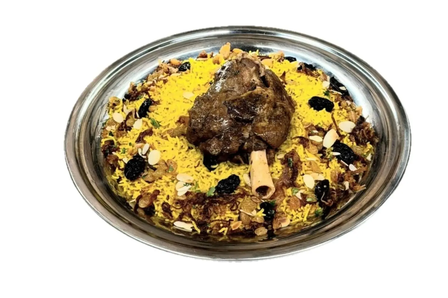 Lamb Shank With Smoked Rice