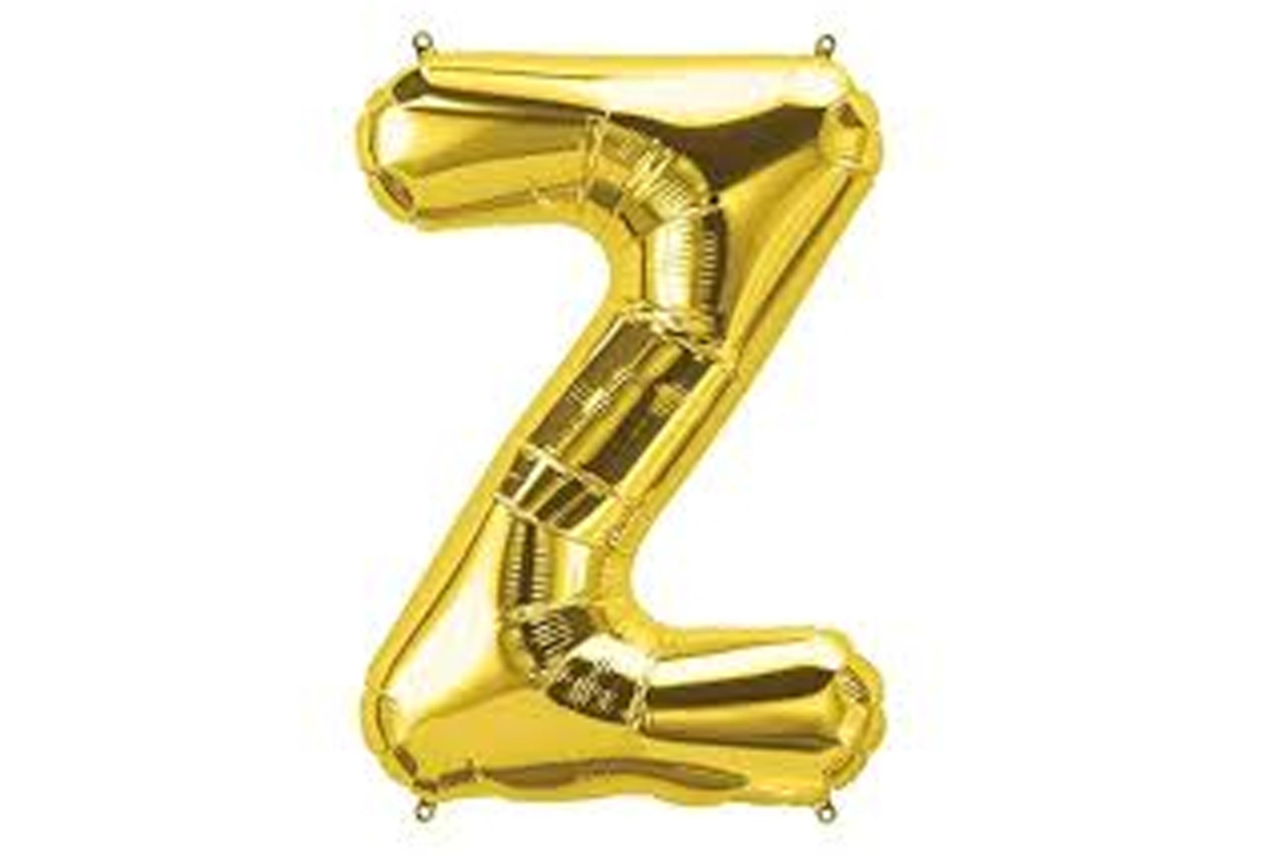 بالون حرف زد ذهبي