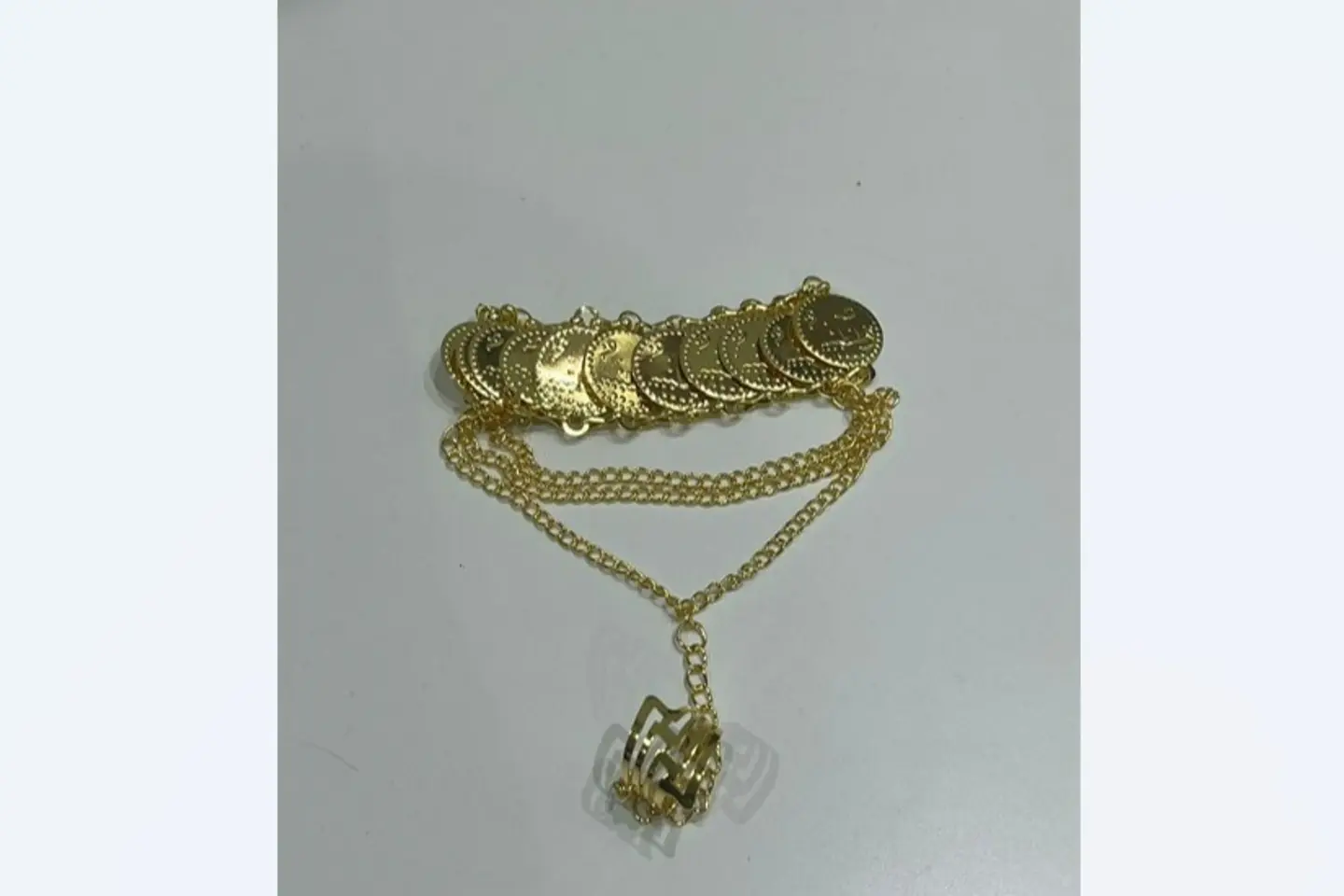 Women's Palm Bracelet Gold Pounds