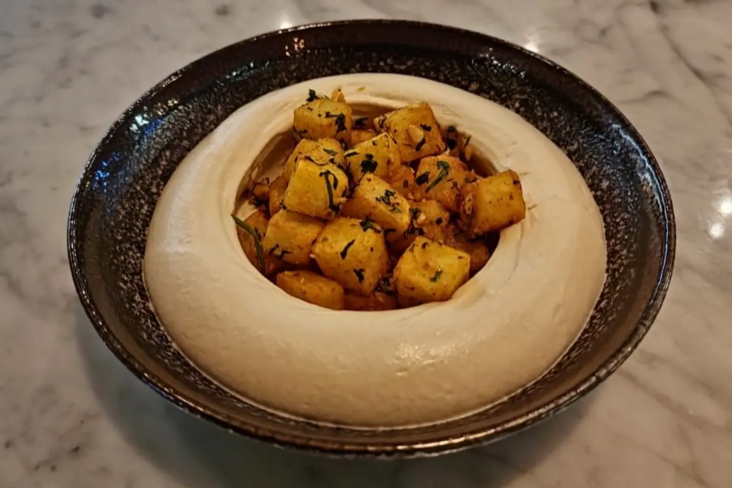 حمص بطاطا حرة