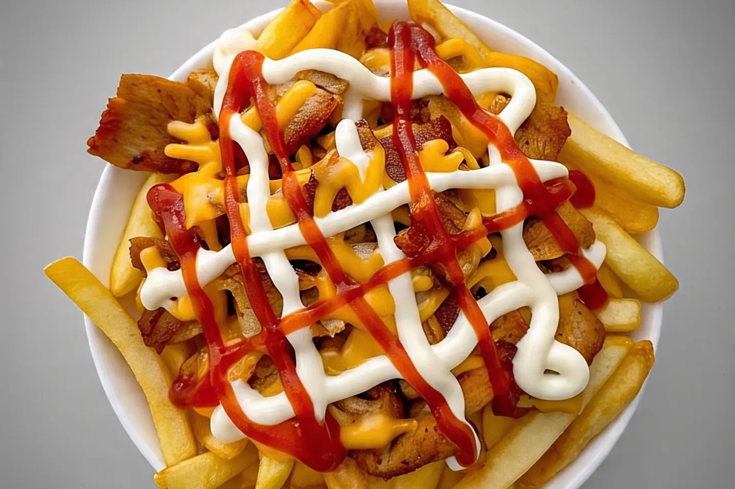 صحن بطاطا بالشاورما