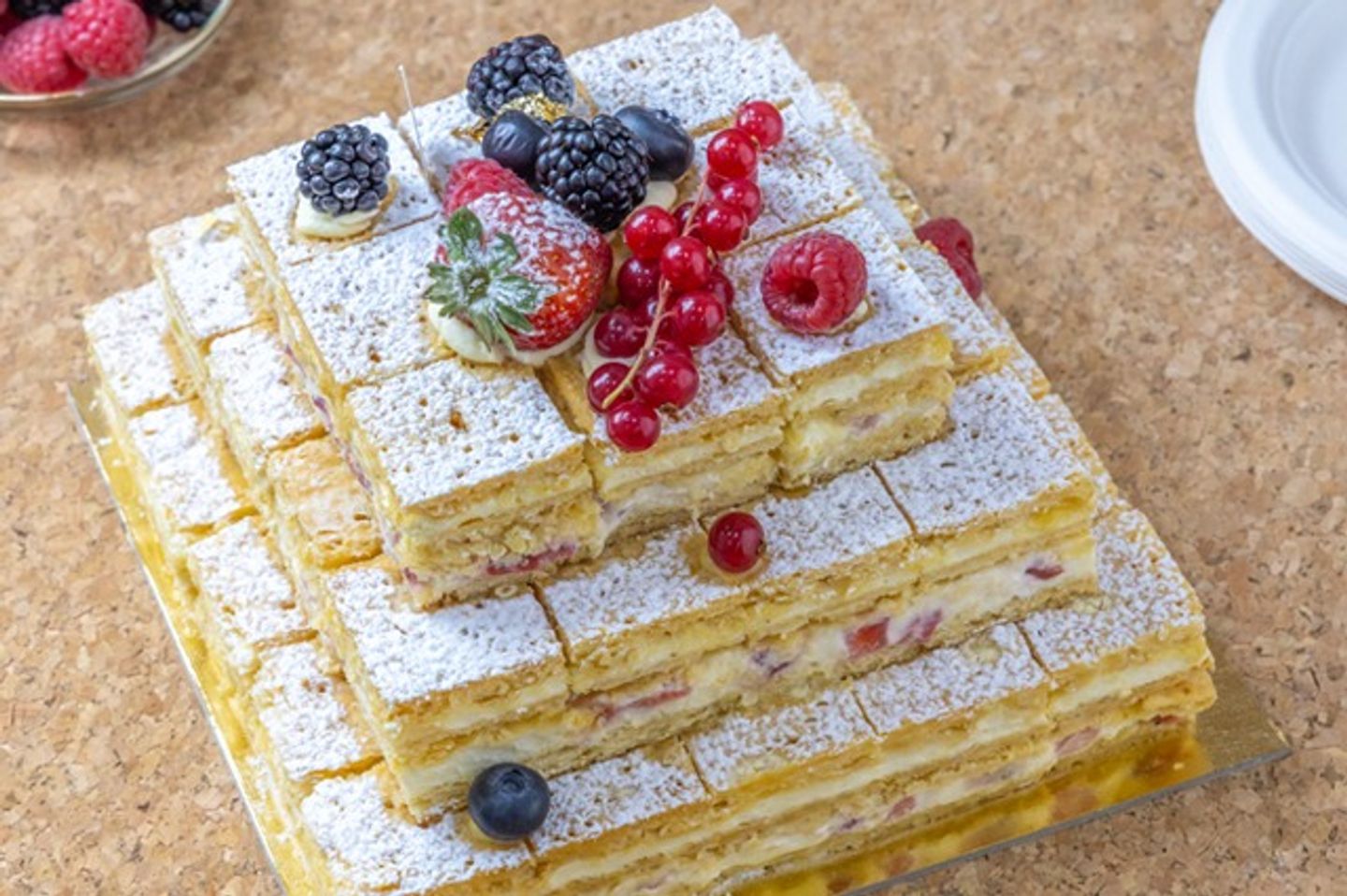 Cake Mille Feuille Pyramid Vanilla