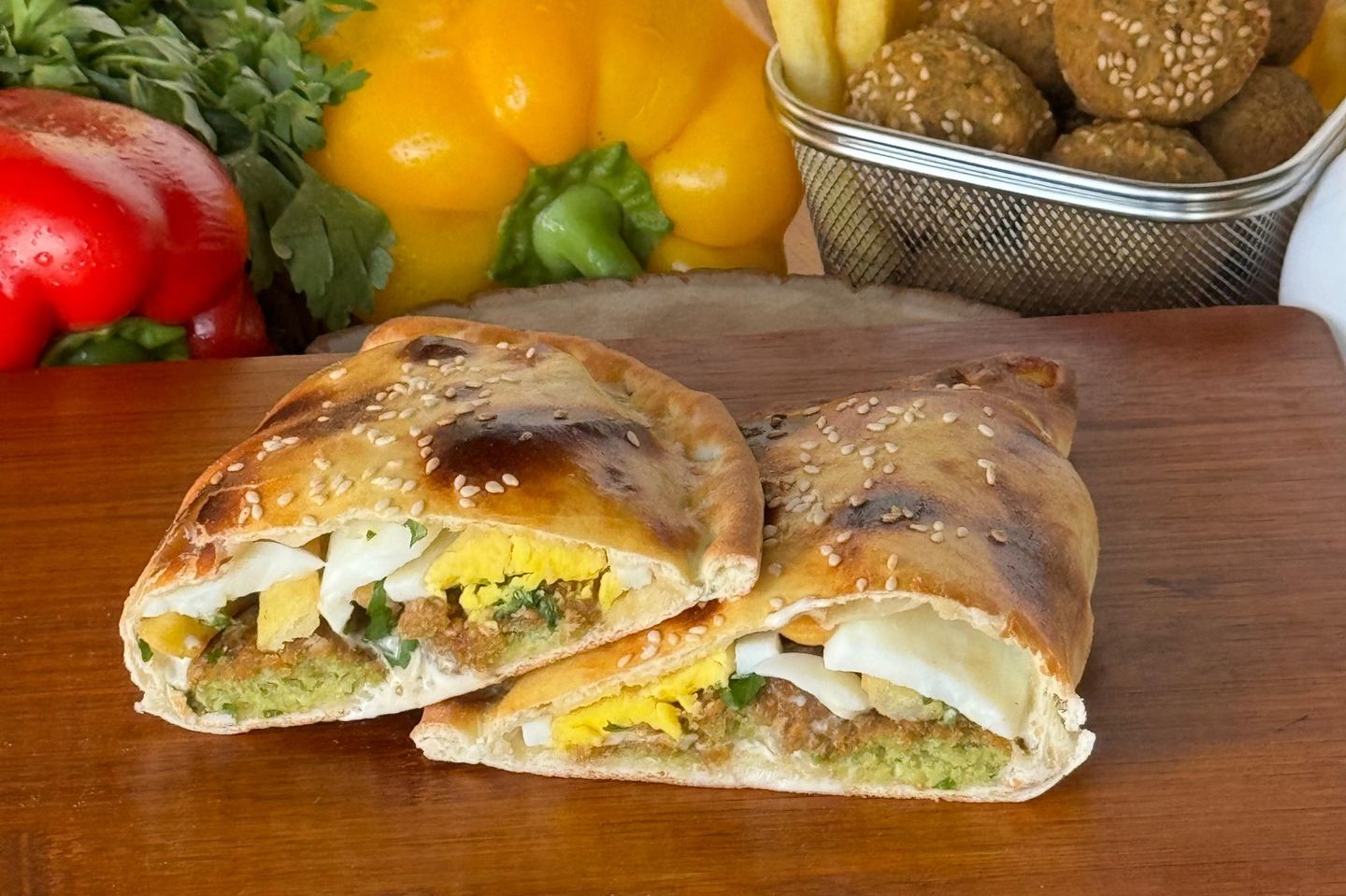 فطيرة فلافل