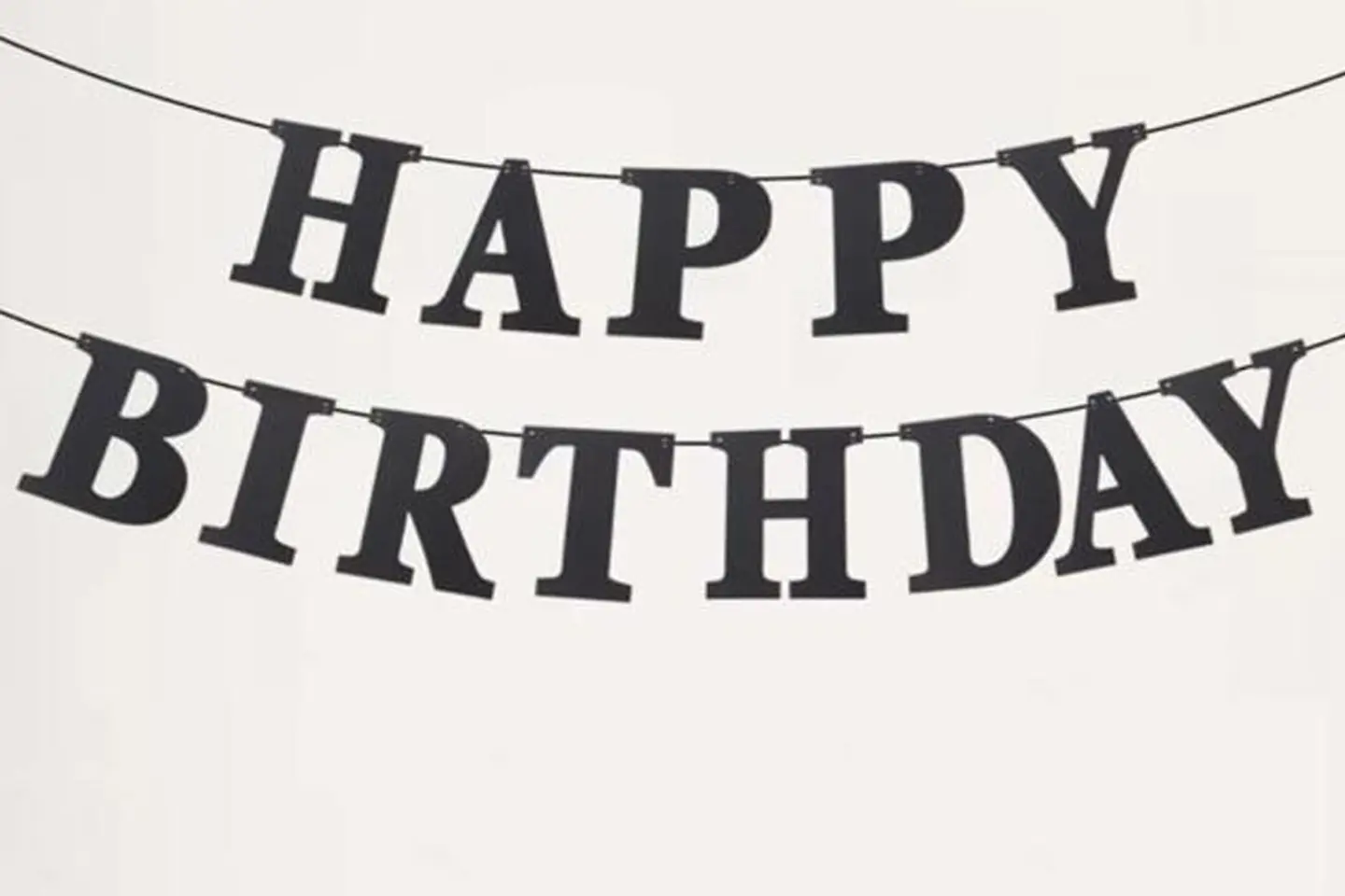 Birthday Letters For Decoration