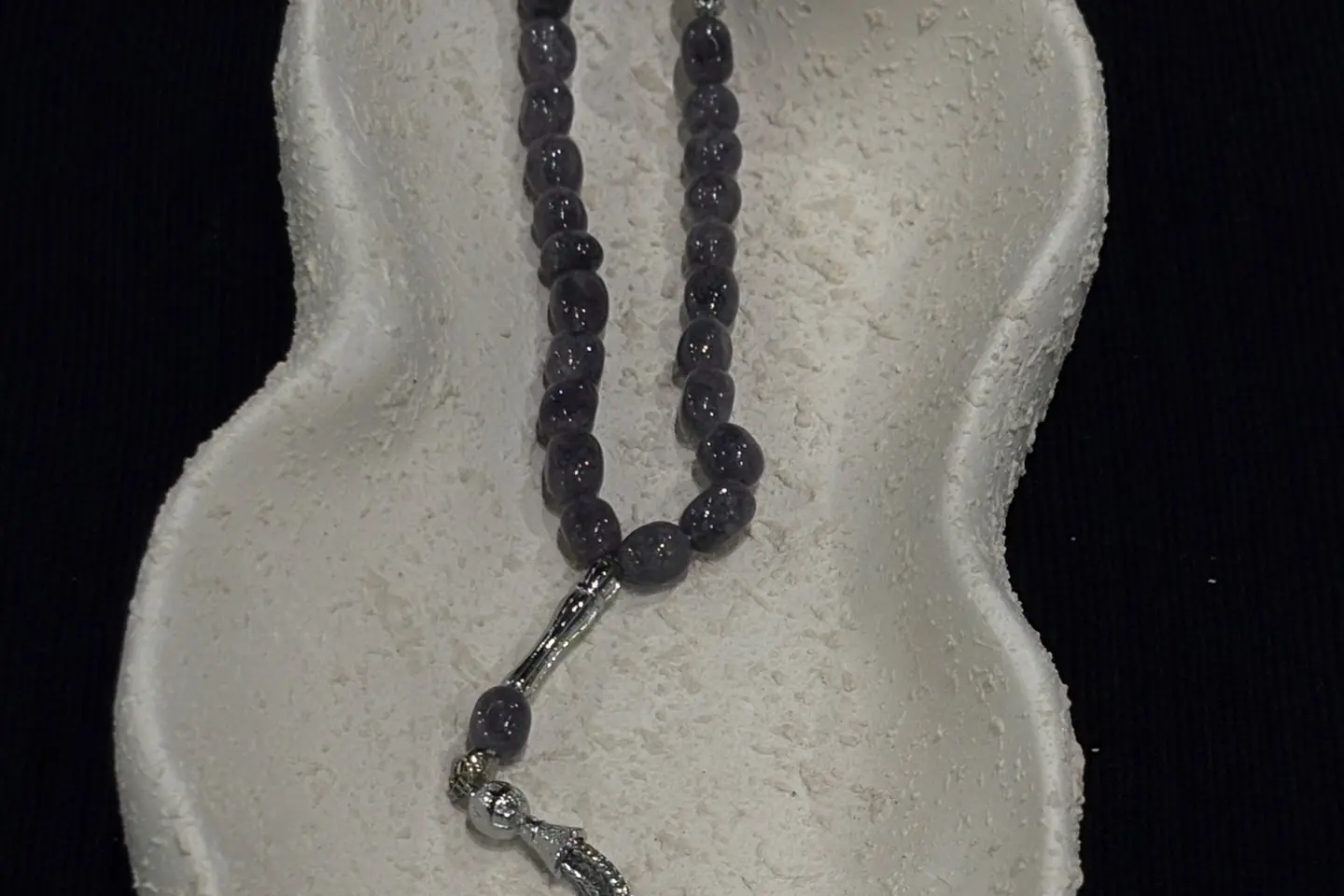 Midnight Agate Rosary