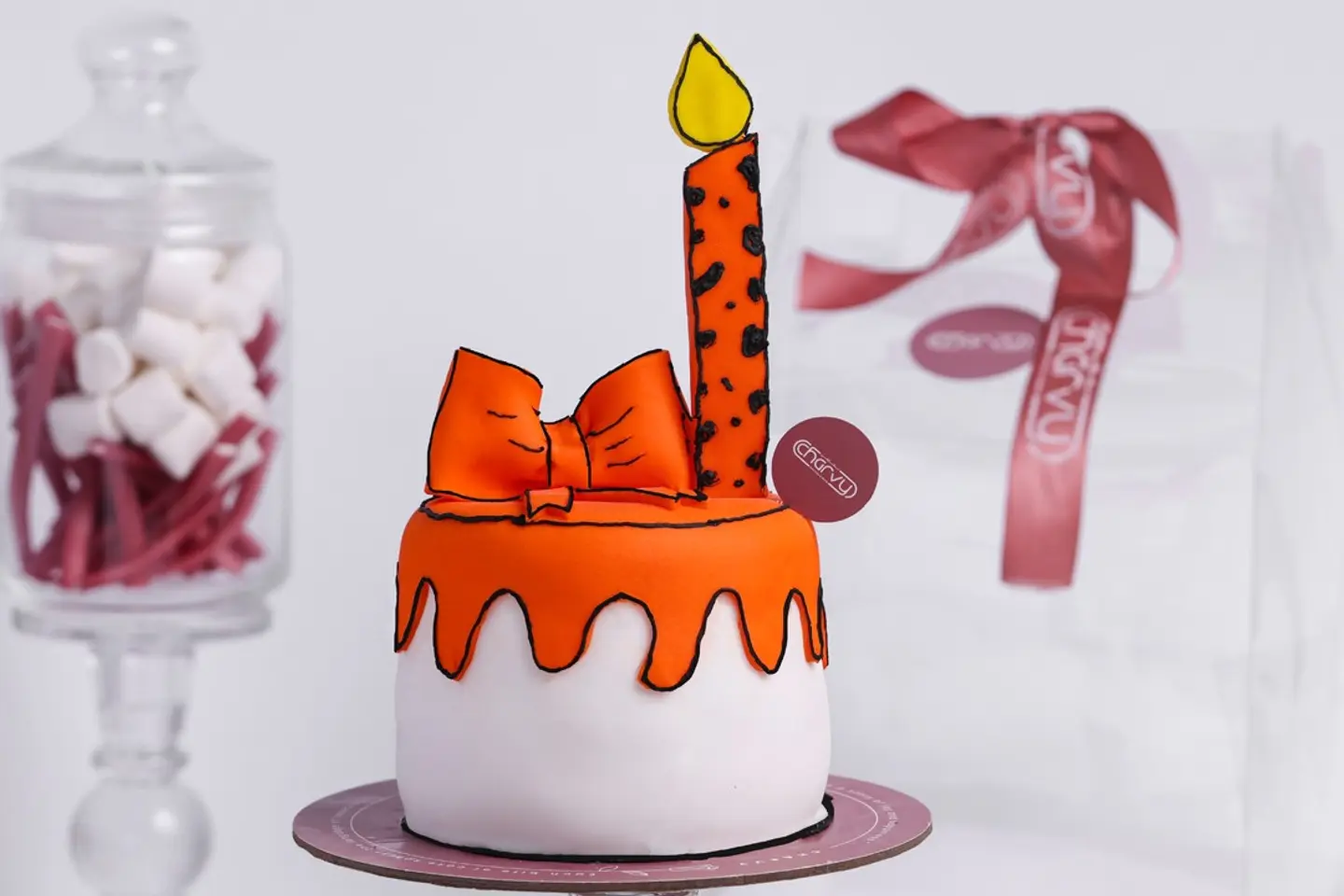 Orange Bow
