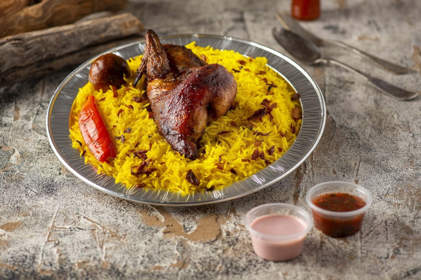 بوكس نصف شوايه علي حطب مدخن