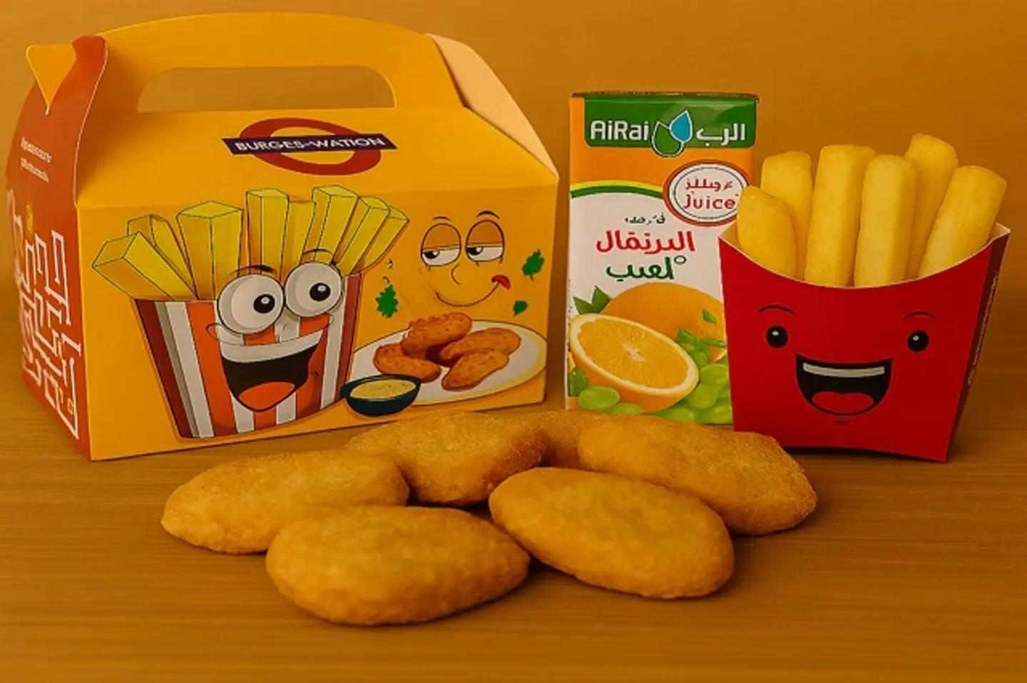 وجبة اطفال نجت