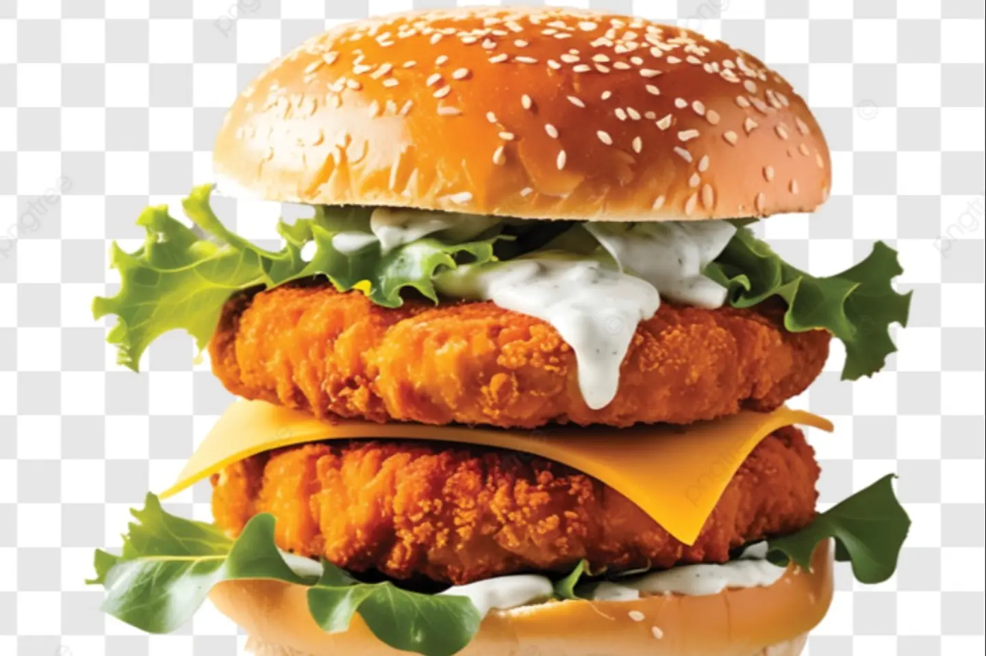 همرجر دجاج دبل