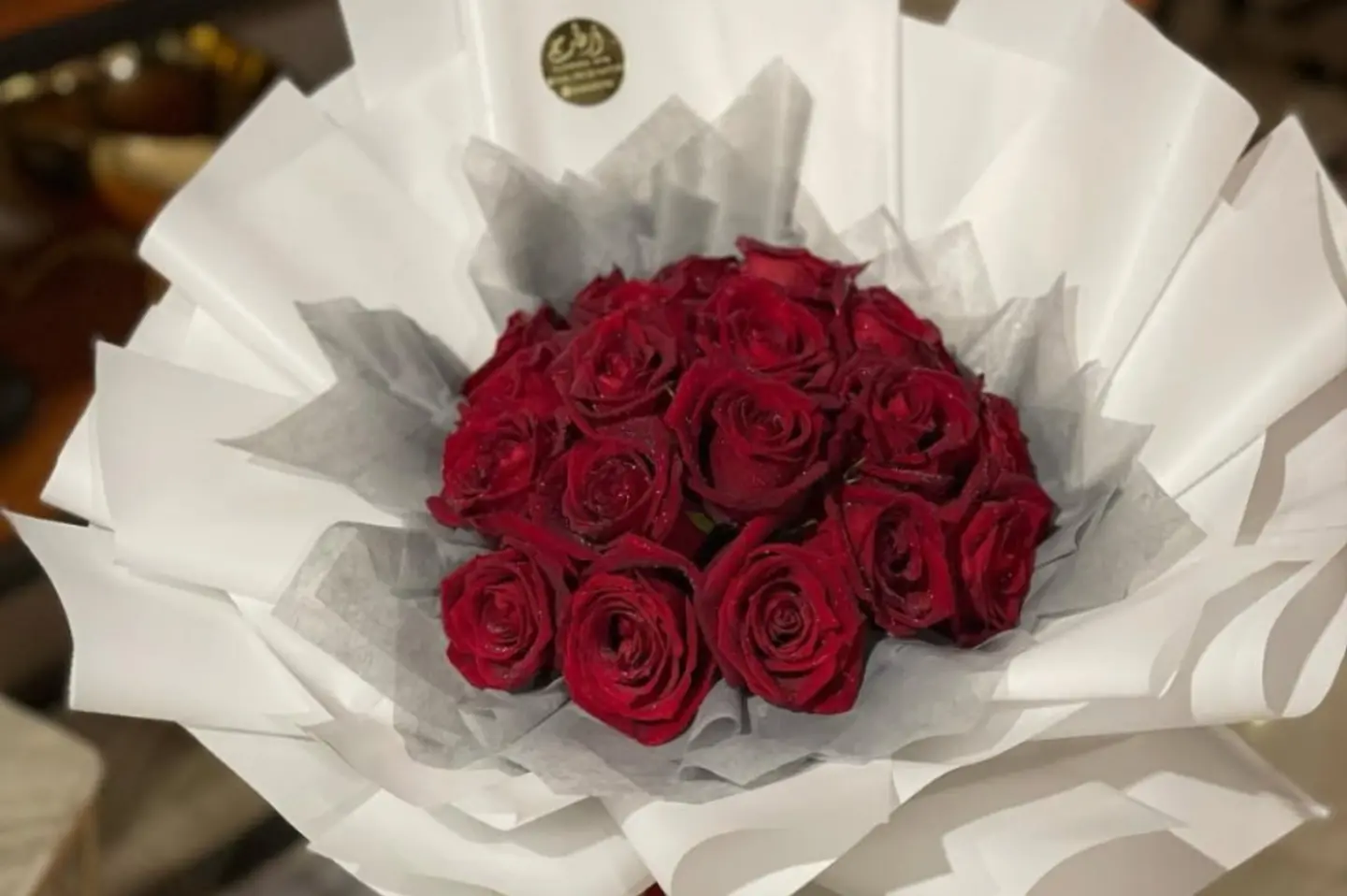 Bouquet All Rose Clor Red Number 26