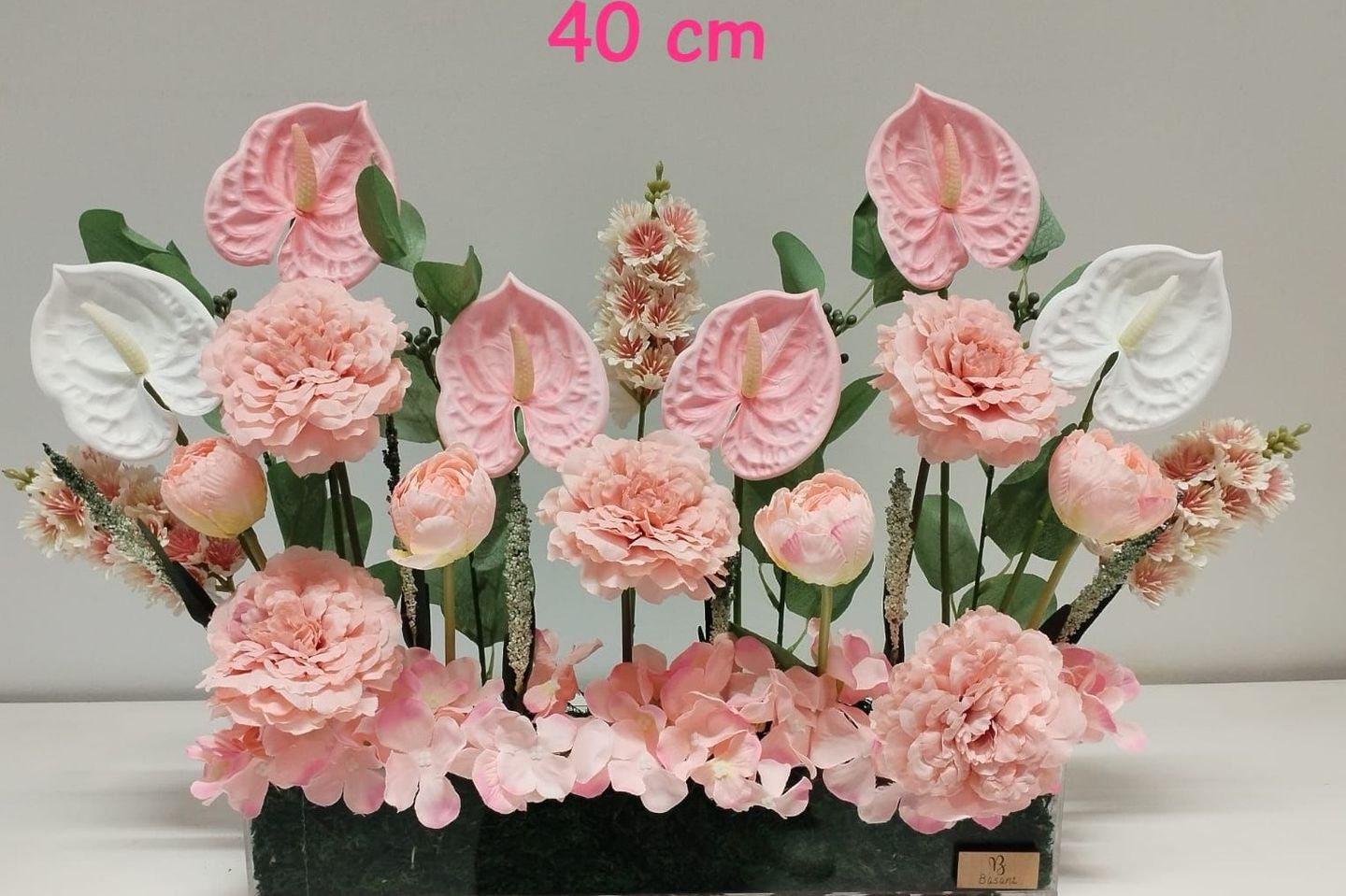 Arrangement Flower Pink 40 Cm