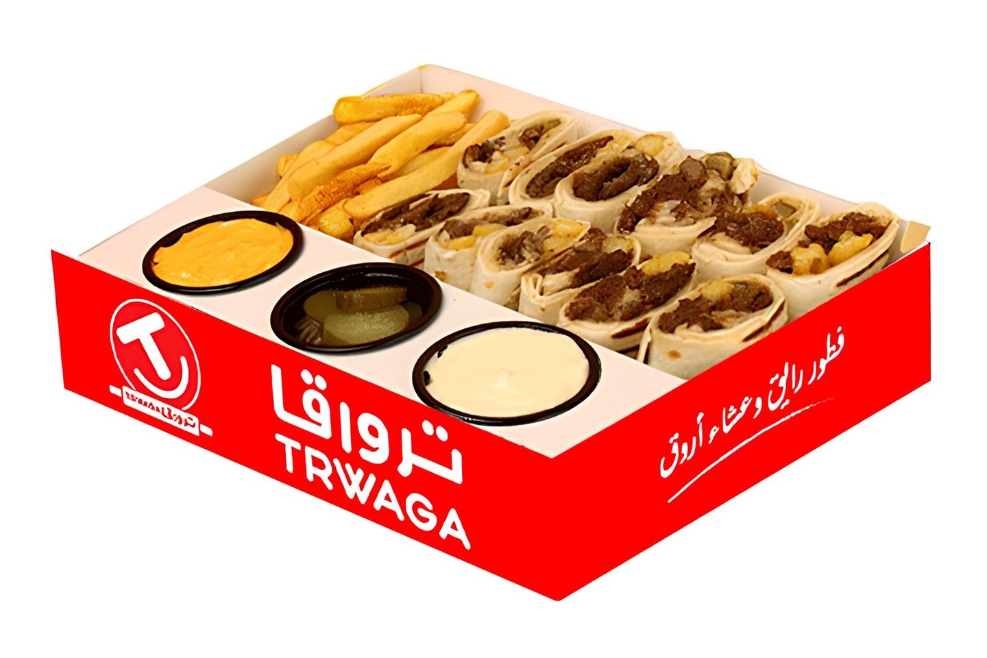 ١٢قطع شاورما لحم