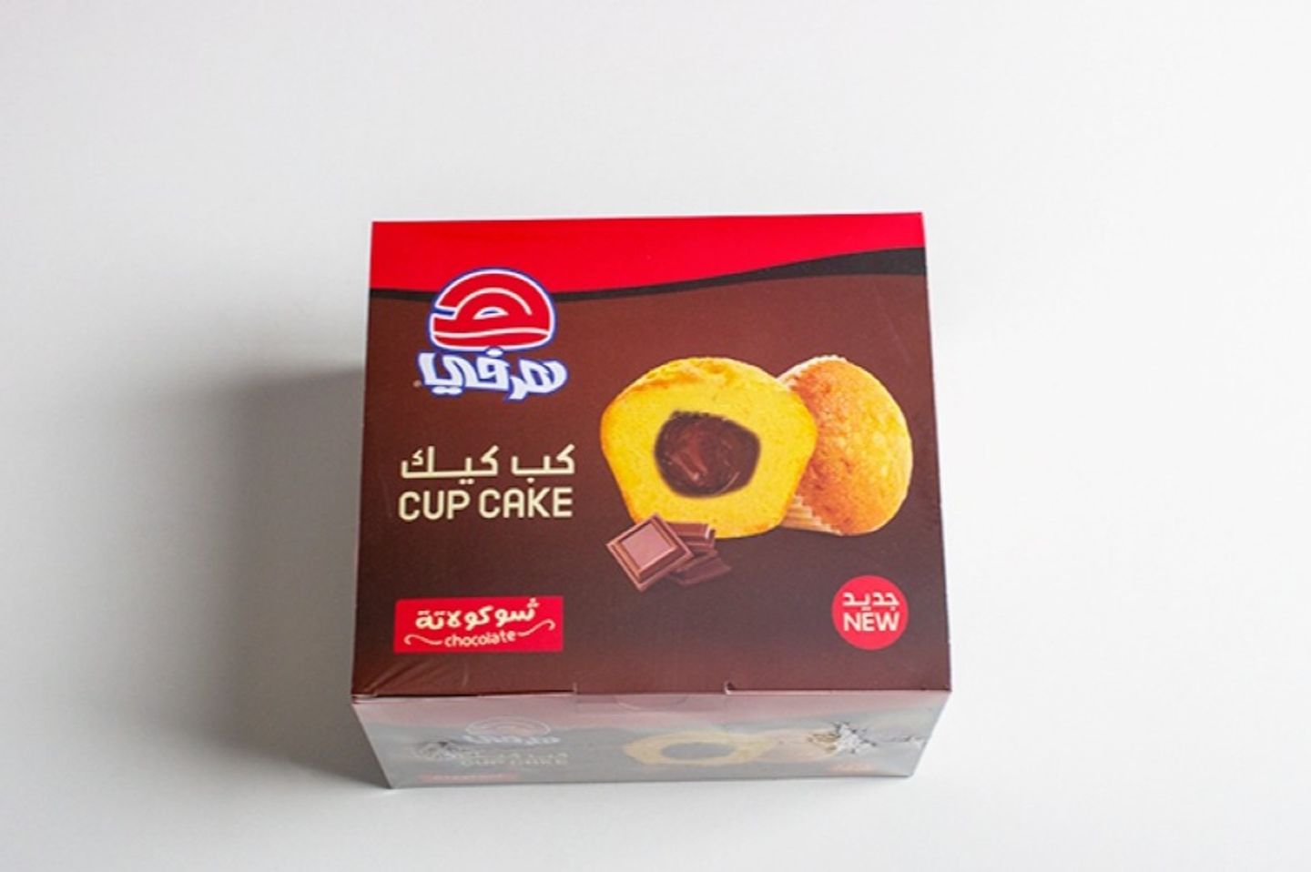 علبة كب كيك بالشوكولا