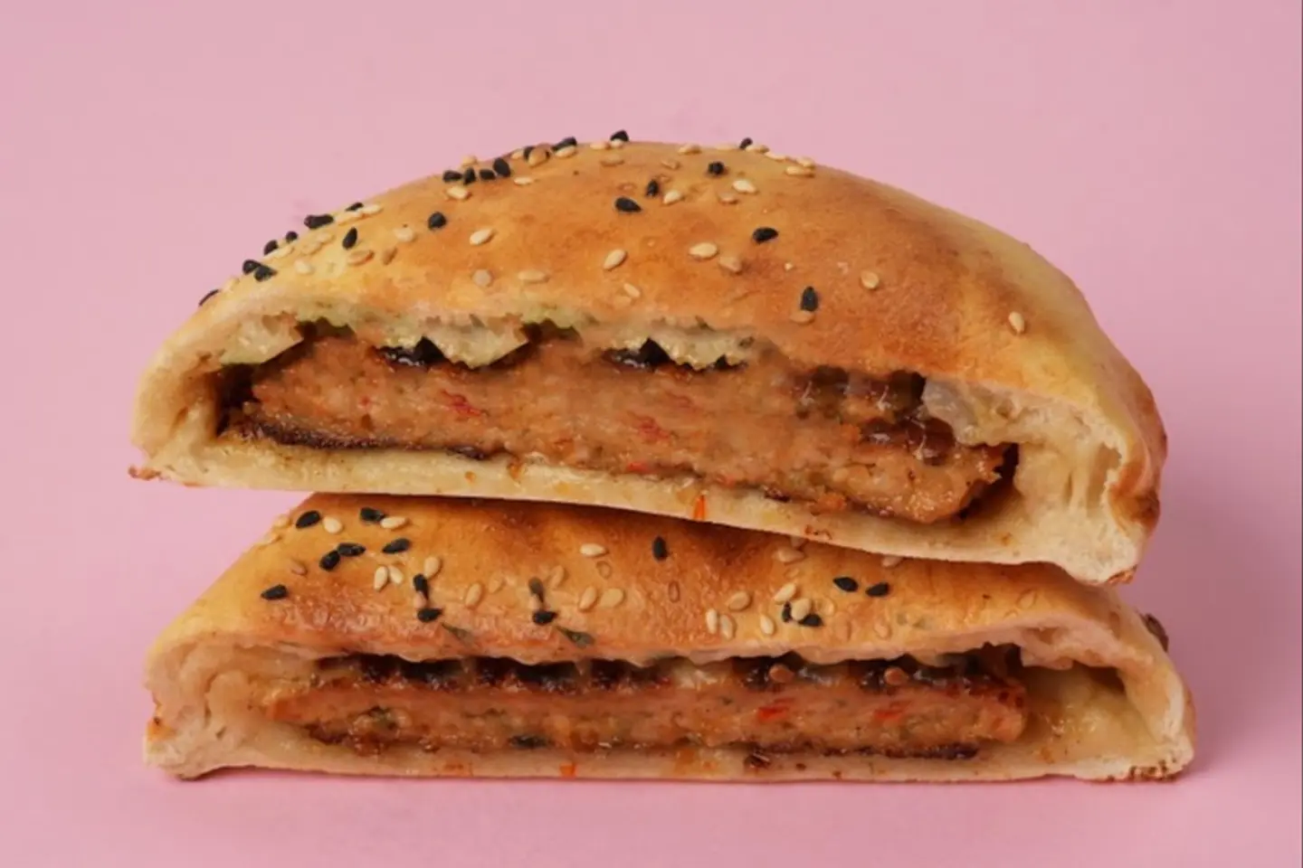 فطيرة برجر دجاج