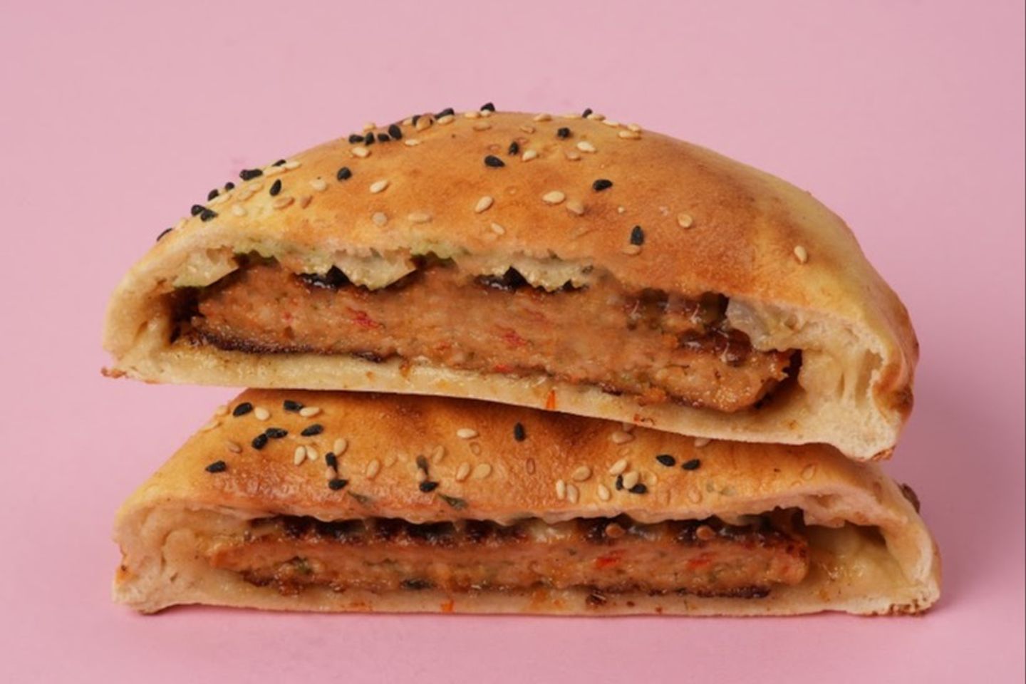 فطيرة برجر دجاج