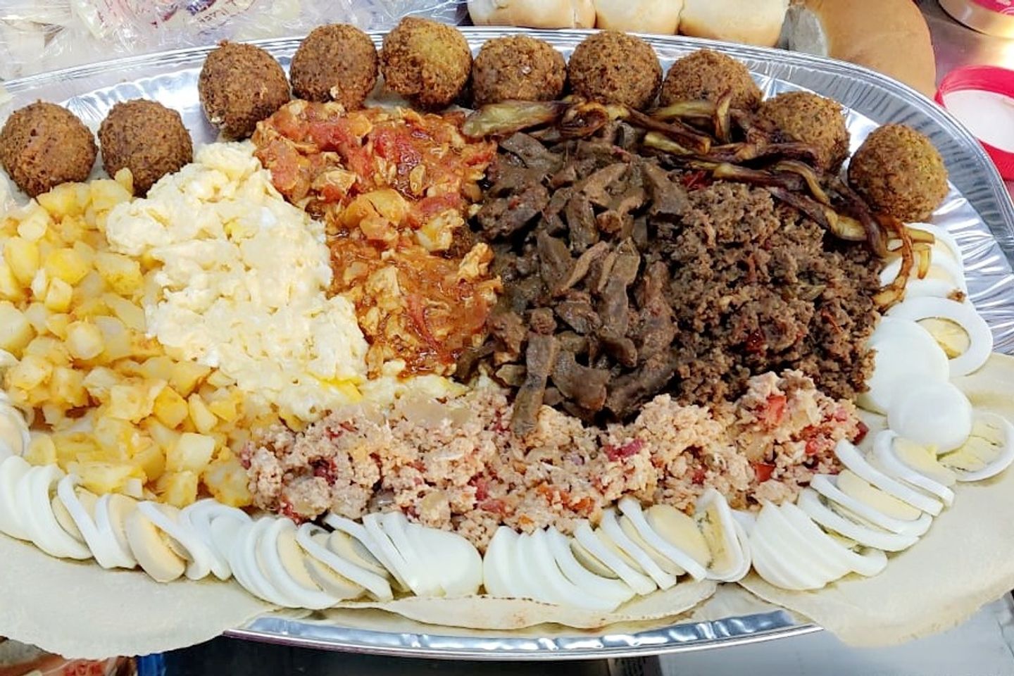 صحن فطور مشكل
