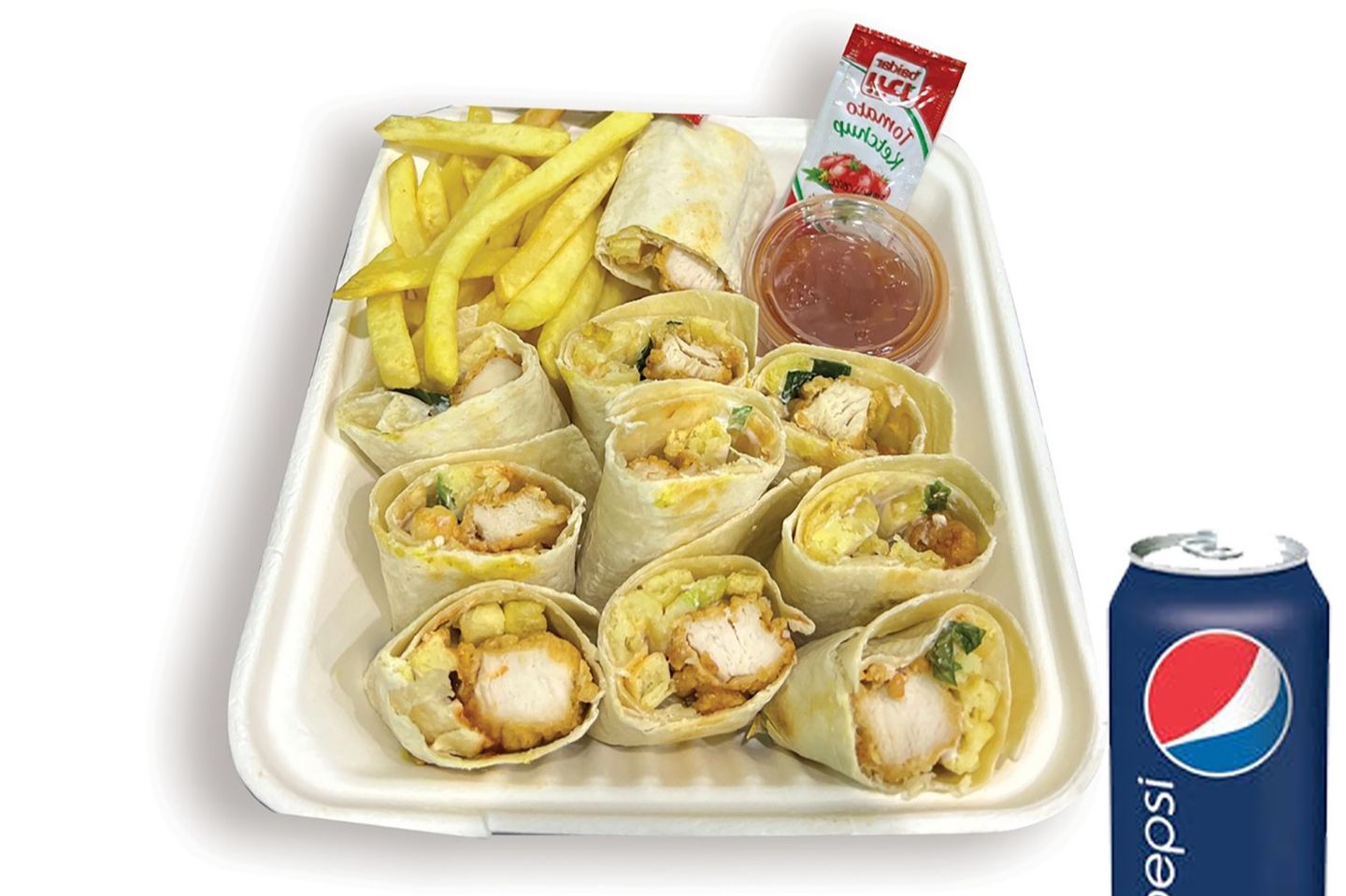 Double Chicken Strips Tortilla Meal