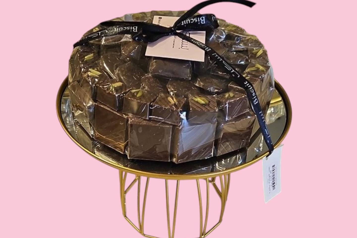 Chocolate Plate With Stand 6596