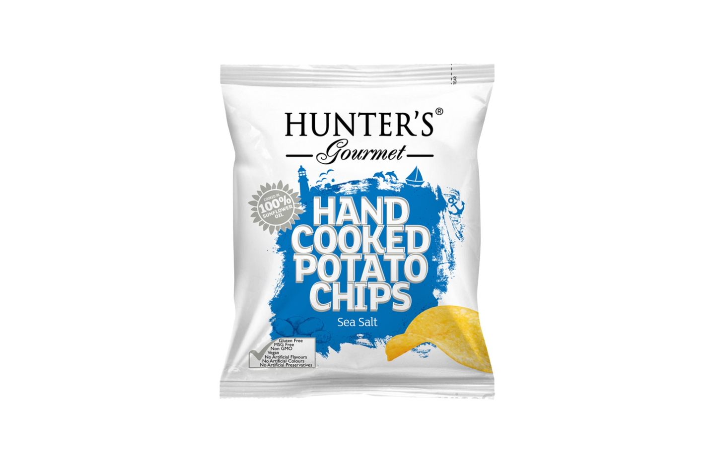 Hunter Chips Sea Salt Hand Cooked 40g