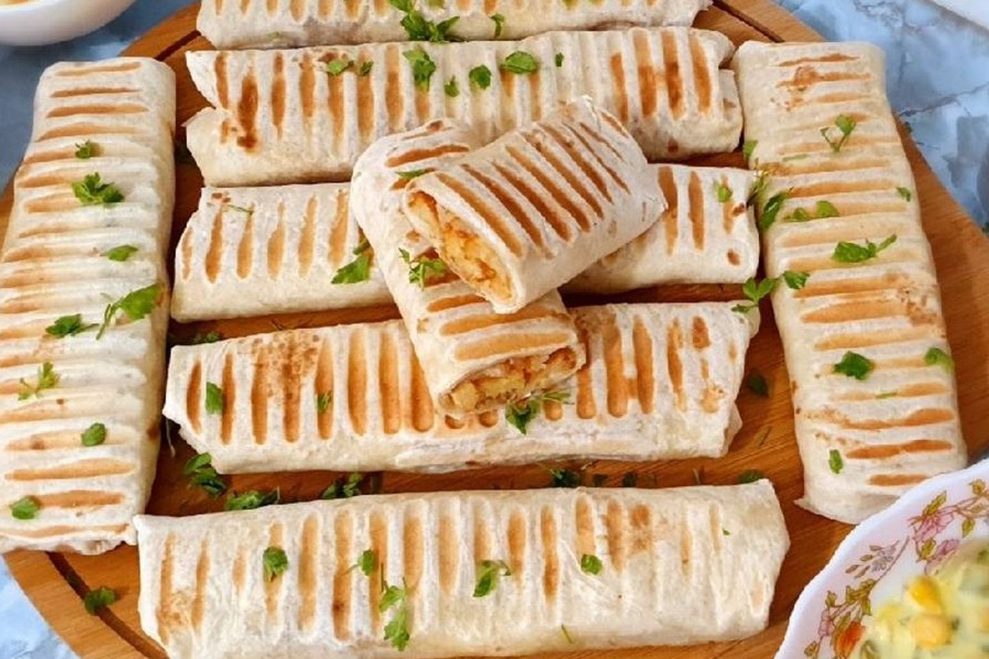 Double Chicken Fajita Sandwich