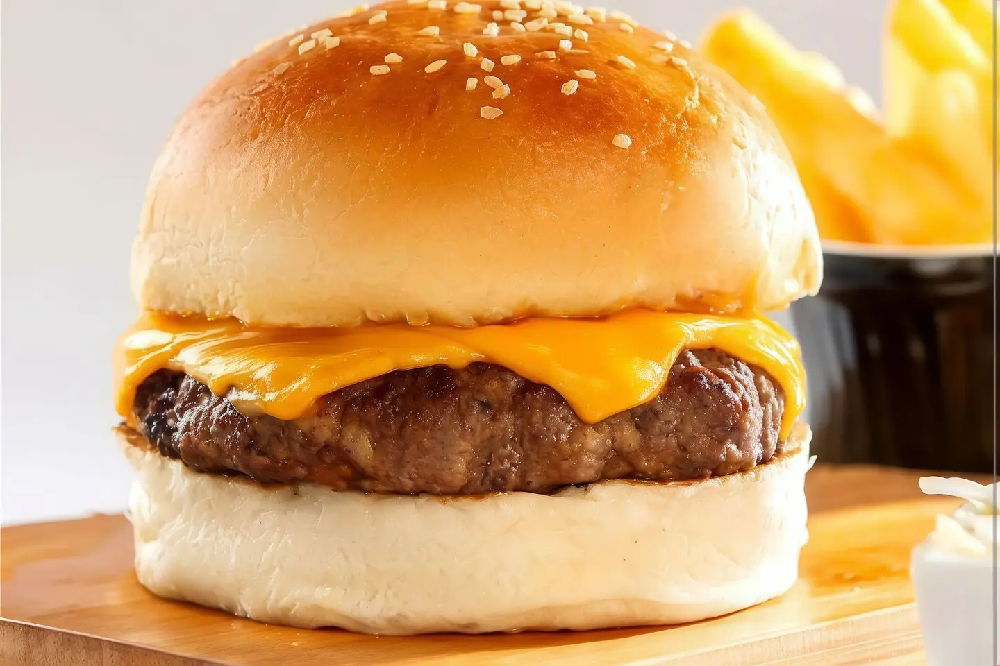 Beef Burger With Cheese