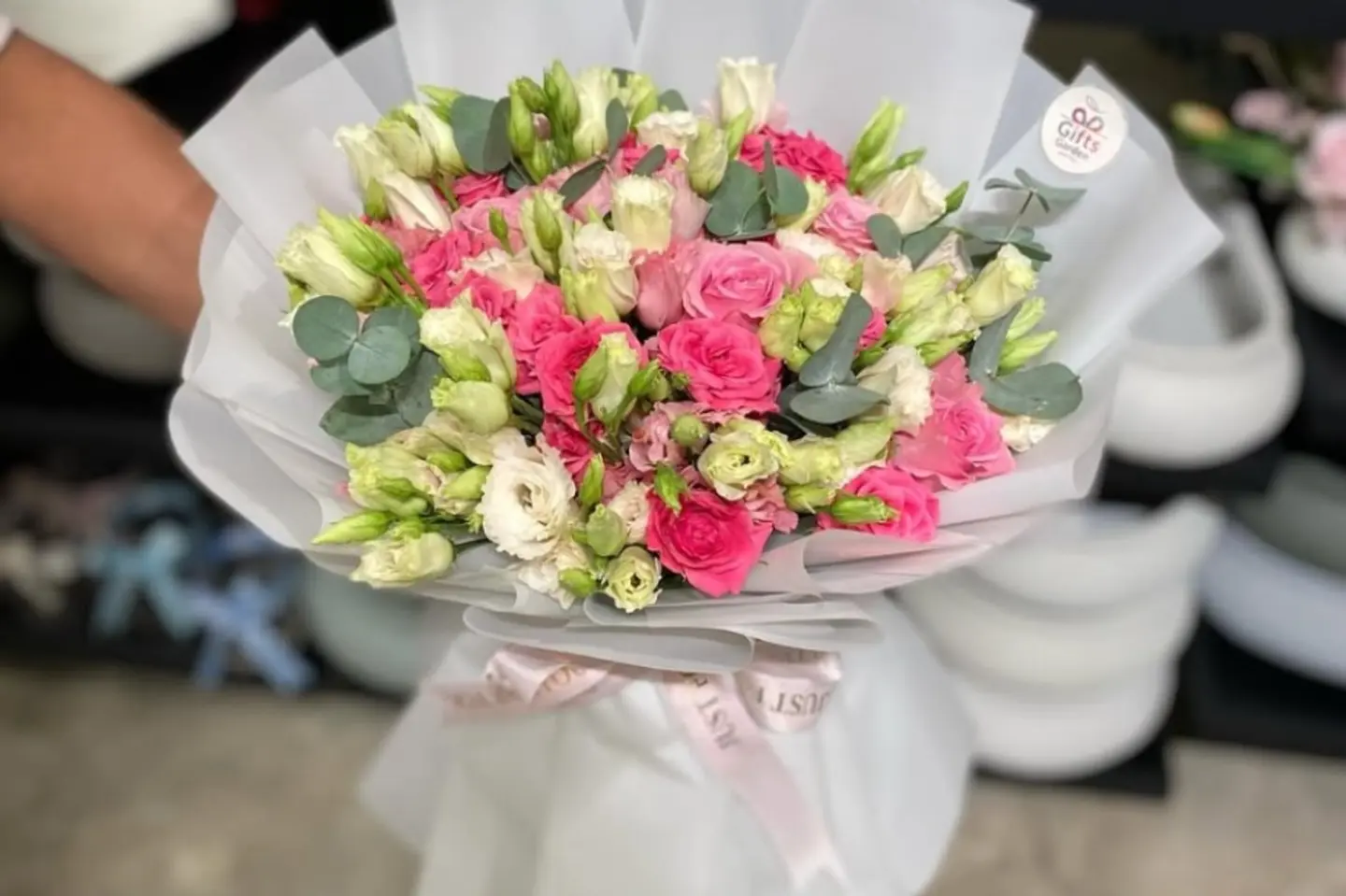 باقة وردية