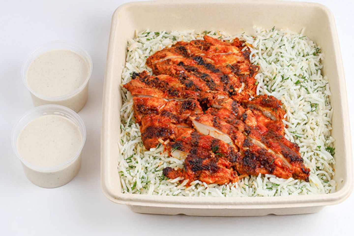حبة دجاجة كاملة مشوية مع رز