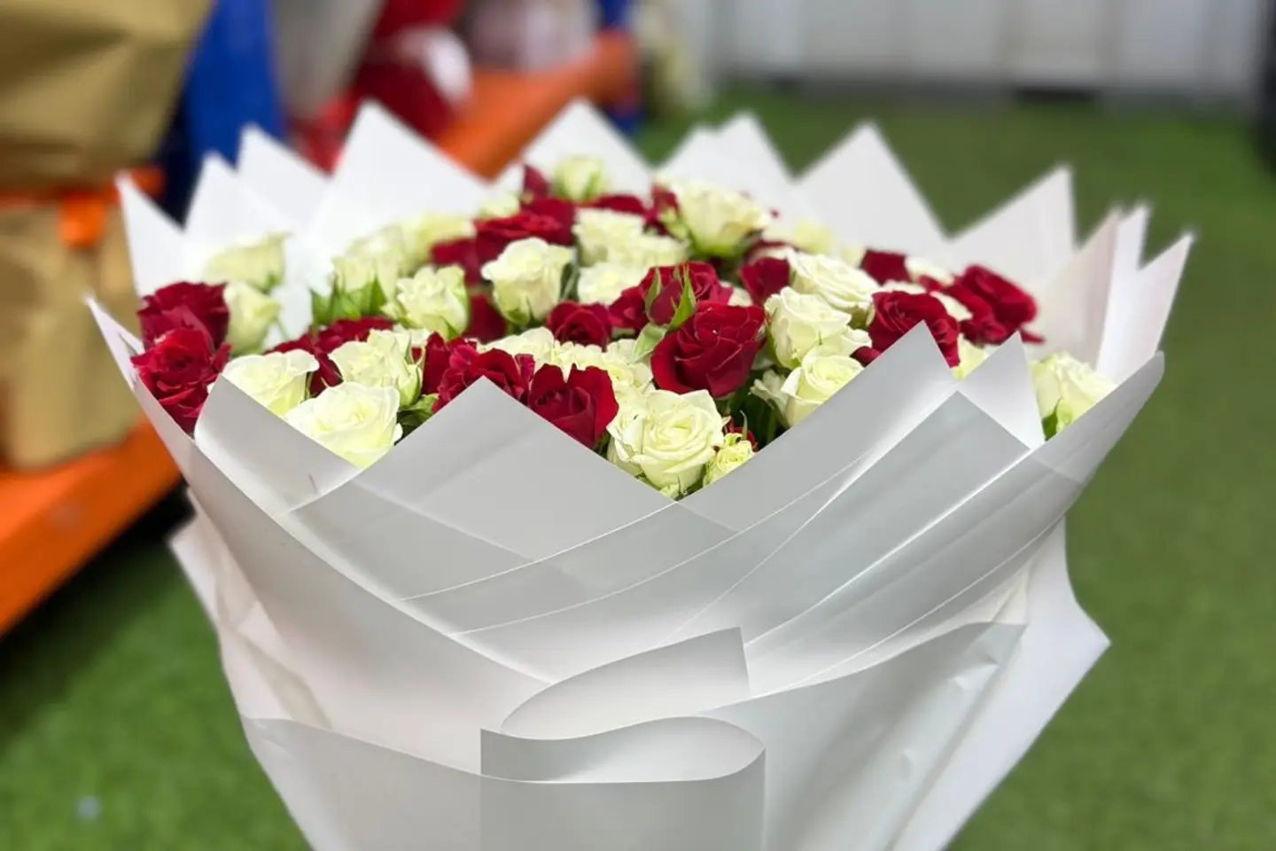 Baby Rosse Red And White