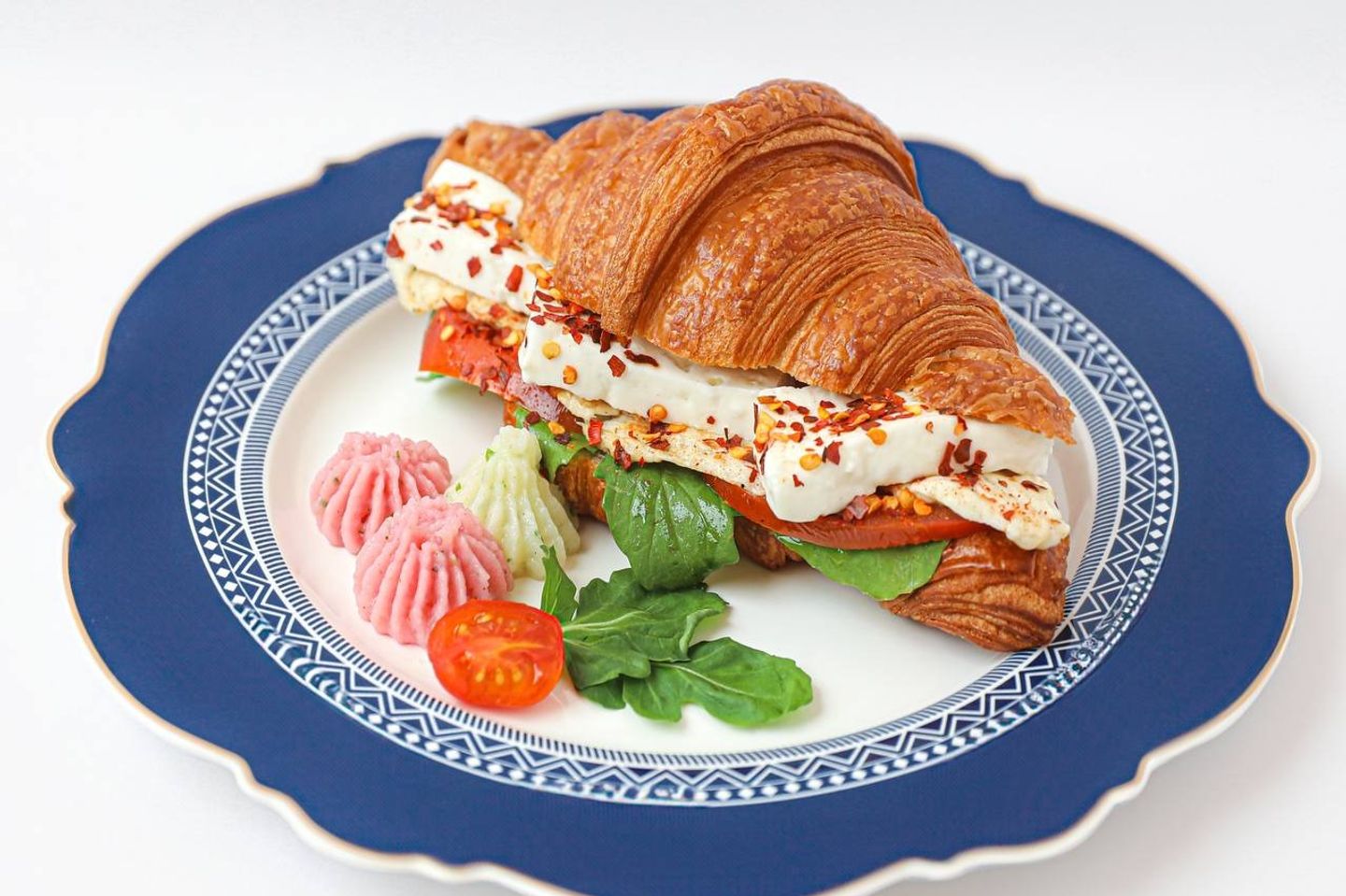 Spicy Halloumi And Honey Sandwich