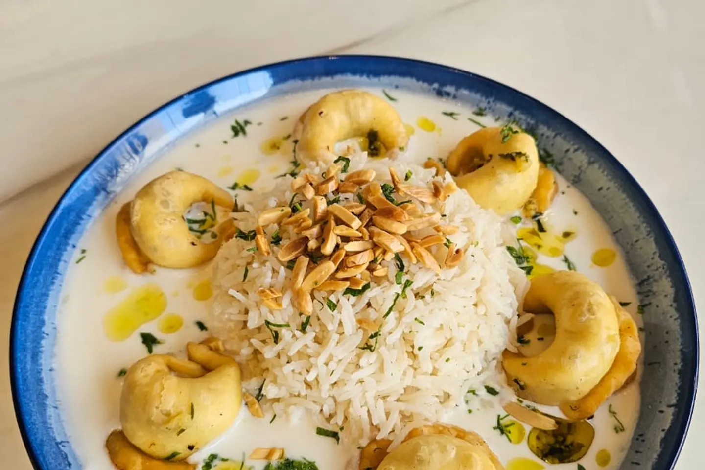 Shish Barak + Rice With Vermicelli