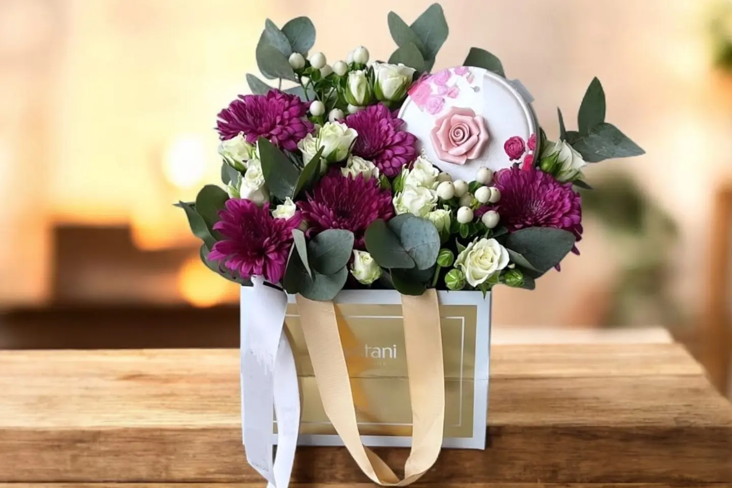 Chocolate With Flowers