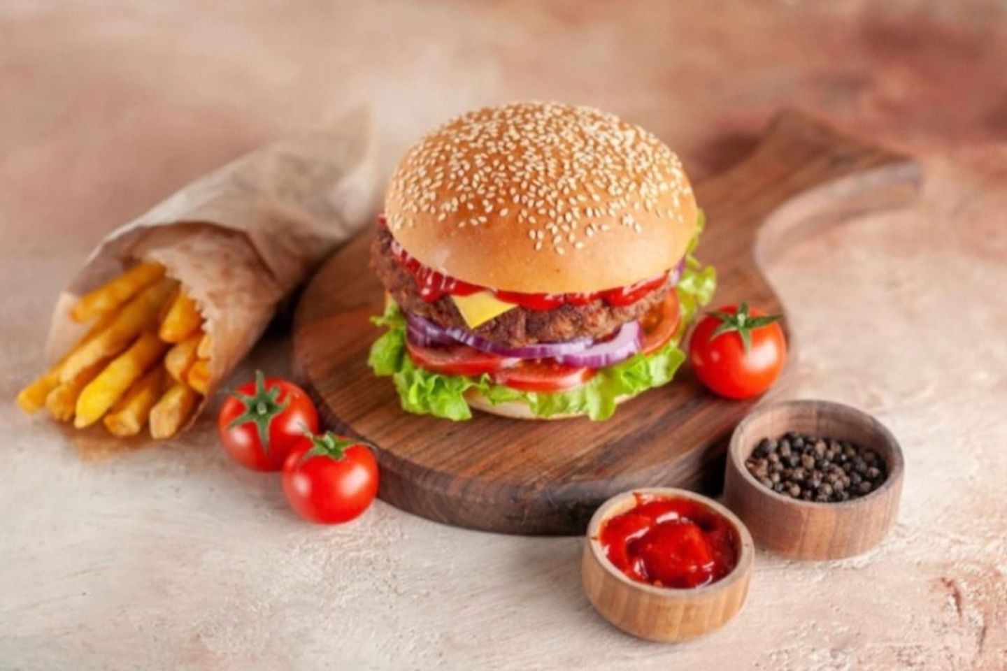 Meat Burger Sandwich