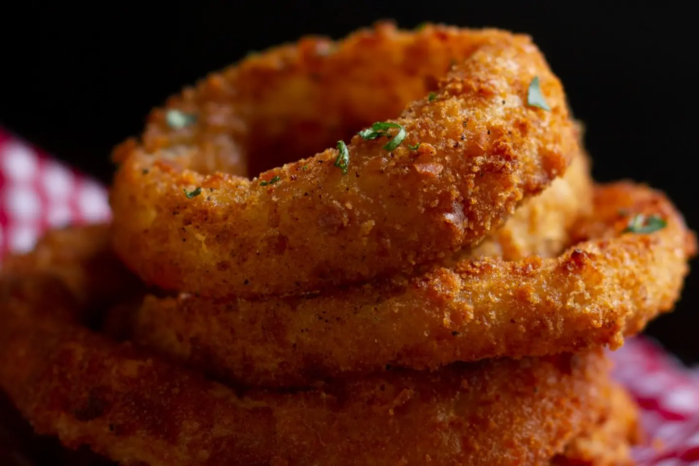 Crispy Fried Onion Rings  8 Piece