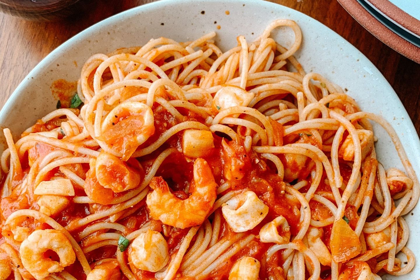 Shrimp Pasta Red Sauce