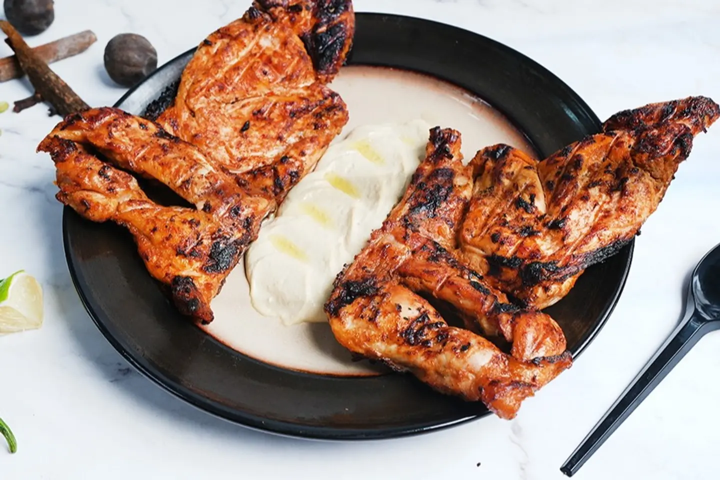 Plain Chicken On Charcoal - Whole Pcs