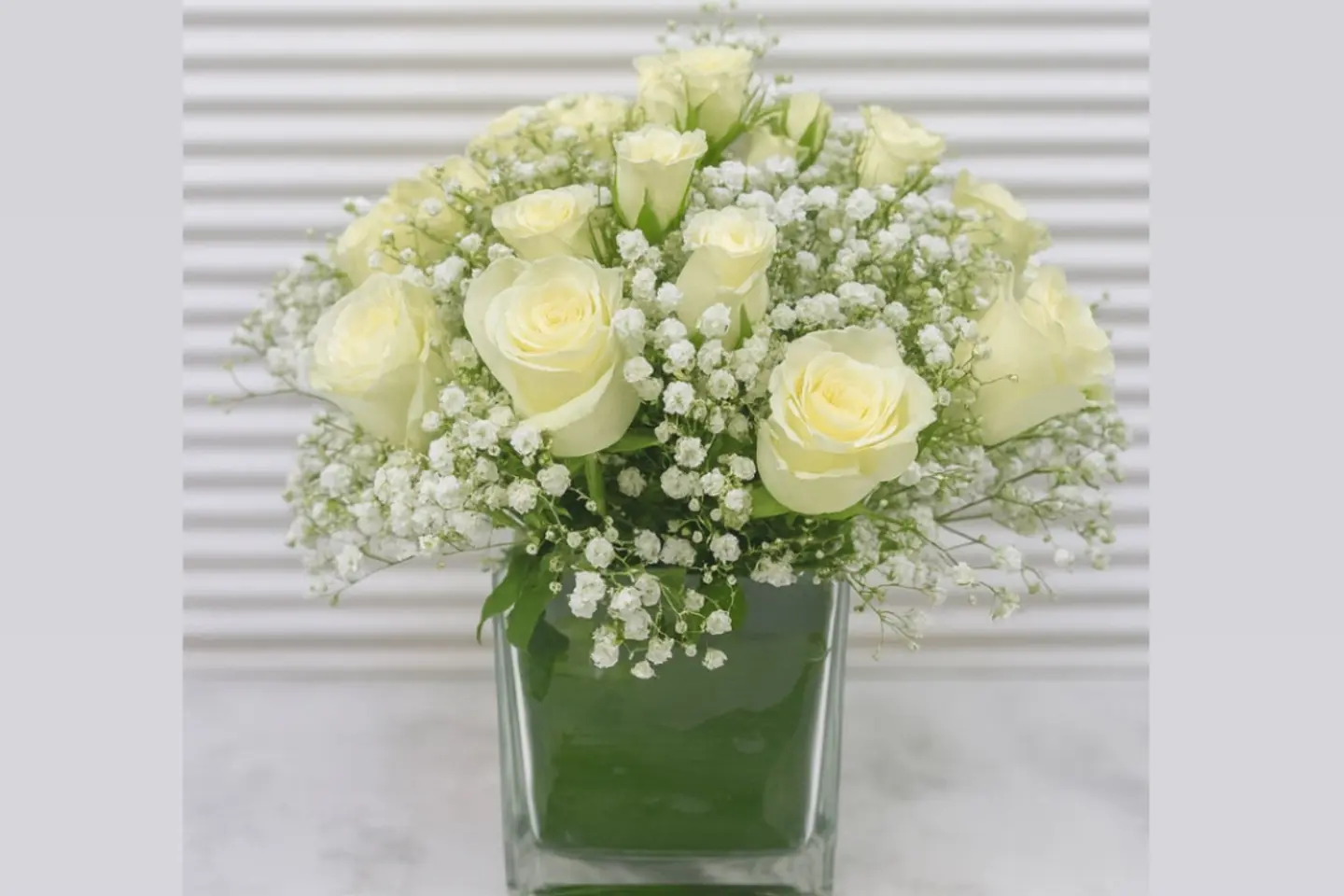 مزهرية بيضاء ٣