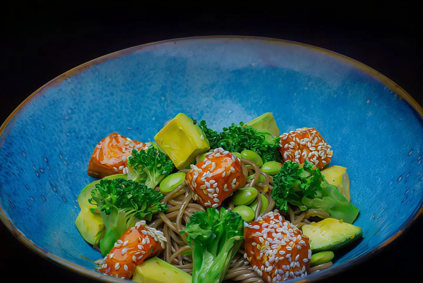 Soba Noodles Salad