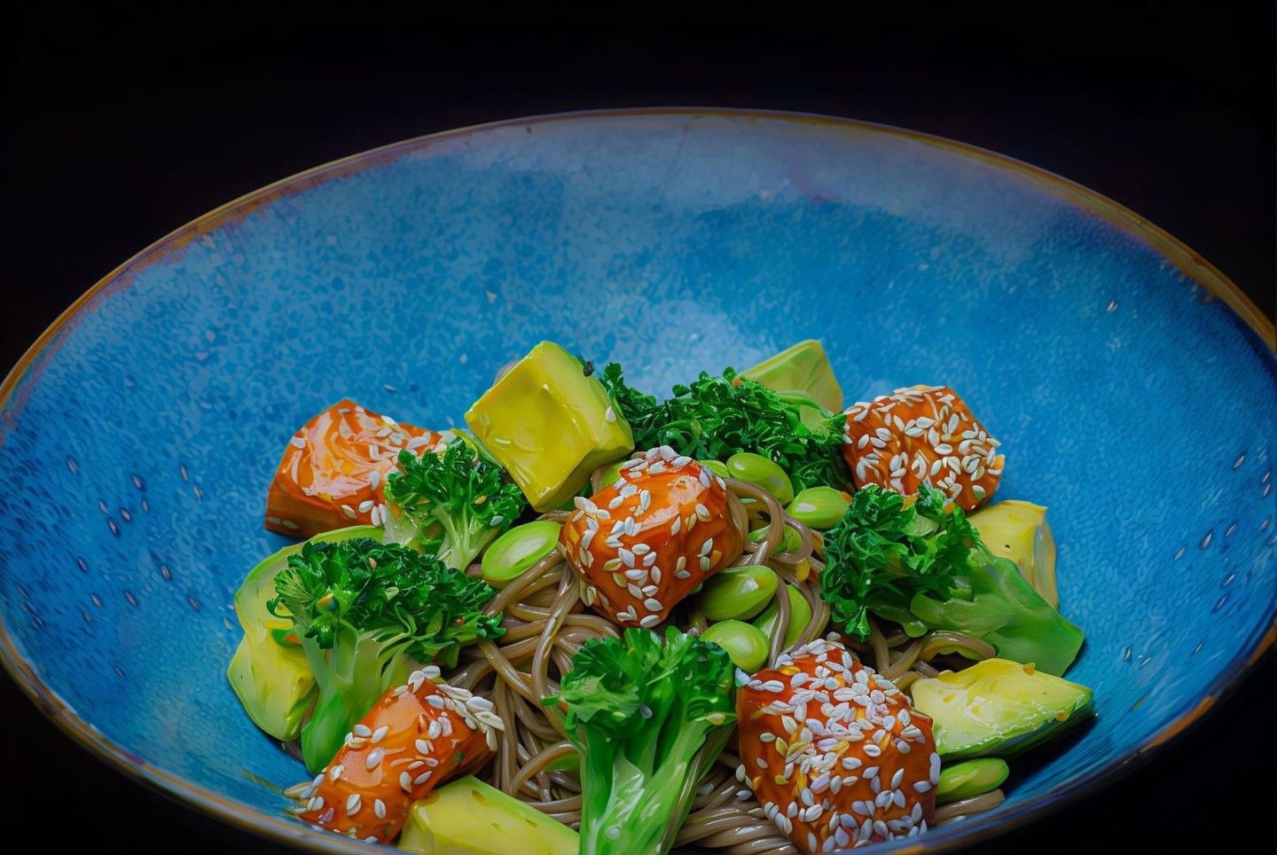 Soba Noodles Salad