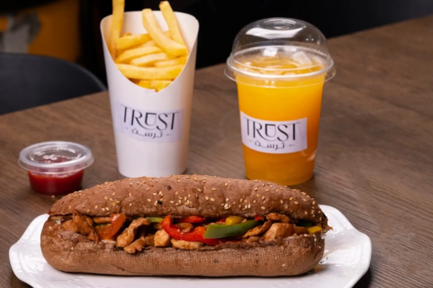 Combo Fajita French Fries Orange Juice