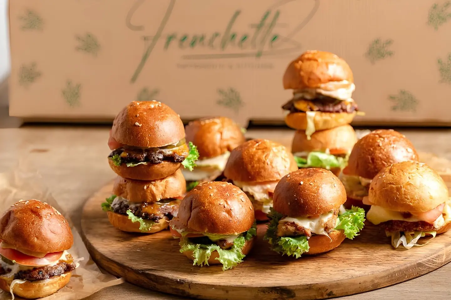 Mini Burger Box 16 Pieces