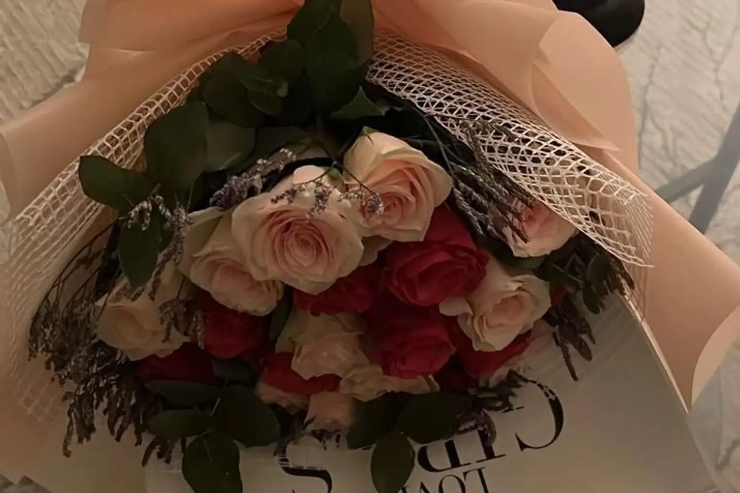 باقة رومنسية الحب